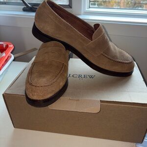 J. Crew Men's Tan Suede Loafers